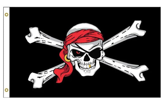 Jolly Roger 3’ X 5’ Flag