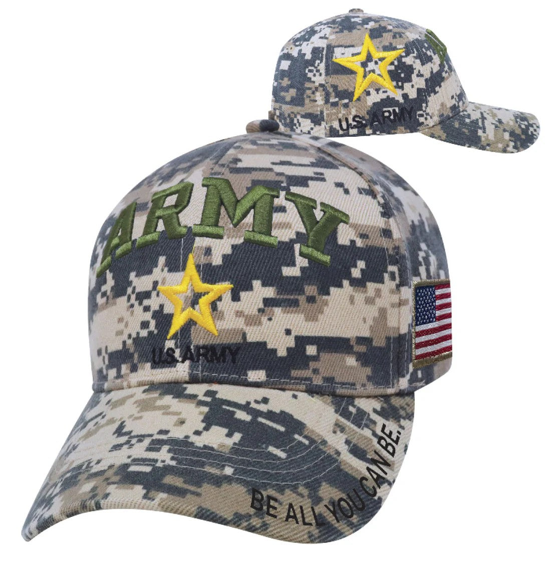 Digital Pride US Army Motto Camo