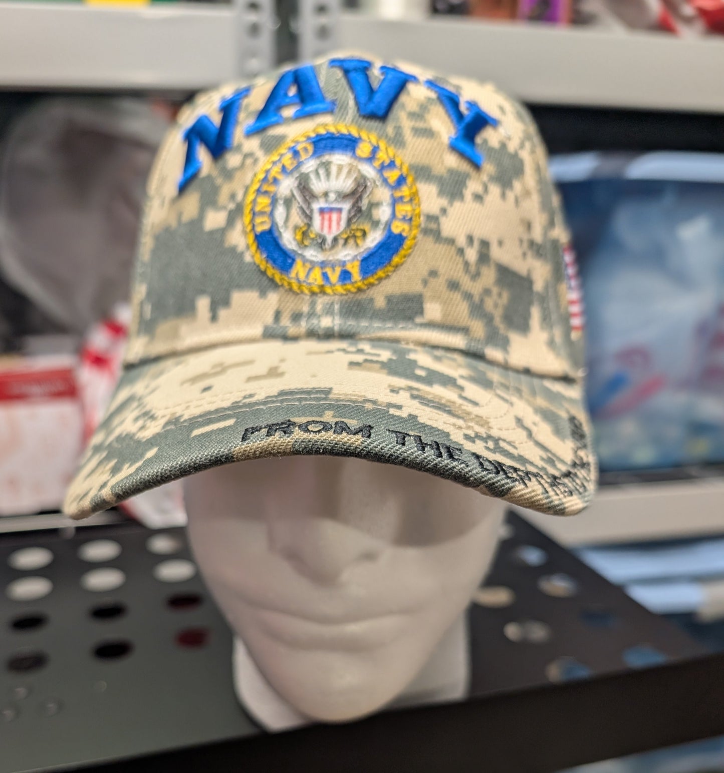 US NAVY - "From the Depths to the Stars" BALL CAP - NAVY CAMO