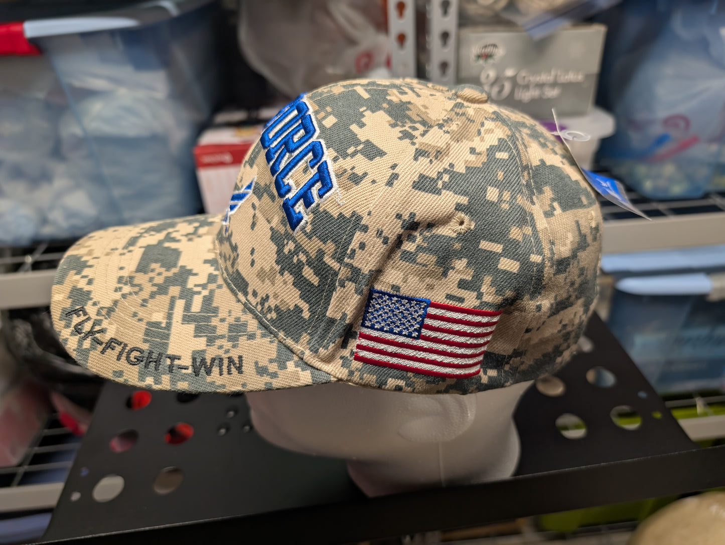 US Air Force - "Fly - Fight - Win" CAMO BALL CAP